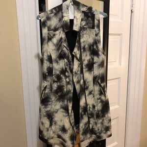 Drapey tie dye women’s vest